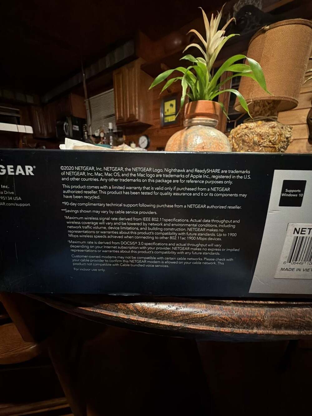 NEW UNOPENED NETGEAR Nighthawk AC1900 WiFi Cable Modem Router Model C7000 - Picture 9 of 10